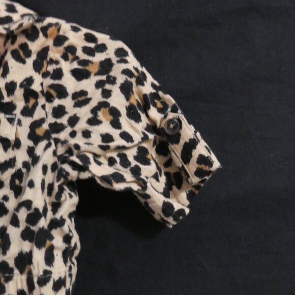 OLD NAVY | 18-24 months | Leopard Print Button-Up Short Sleeve Dress | NWOT - Picture 5 of 15